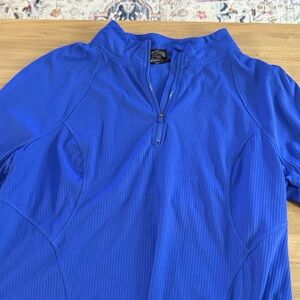 Spyder Active Royal Blue Quarter-Zip Pullover